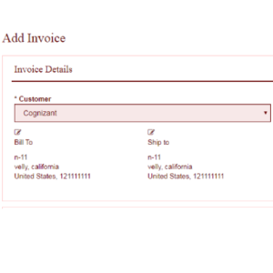 Billing Software- Add Invoice